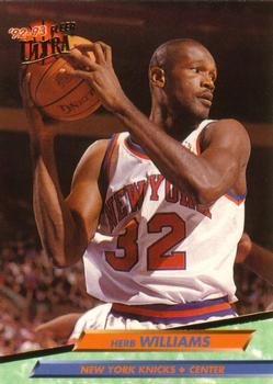#324 Herb Williams - New York Knicks - 1992-93 Ultra Basketball