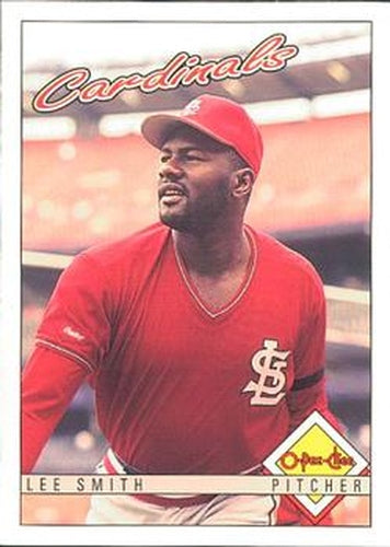 #324 Lee Smith - St. Louis Cardinals - 1993 O-Pee-Chee Baseball