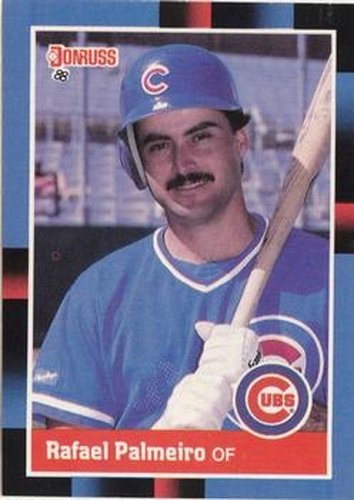 #324 Rafael Palmeiro - Chicago Cubs - 1988 Donruss Baseball