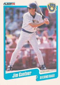 #324 Jim Gantner - Milwaukee Brewers - 1990 Fleer USA Baseball