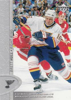 #324 Brett Hull - St. Louis Blues - 1996-97 Upper Deck Hockey