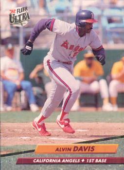 #324 Alvin Davis - California Angels - 1992 Ultra Baseball