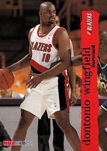 #324 Dontonio Wingfield - Portland Trail Blazers - 1995-96 Hoops Basketball