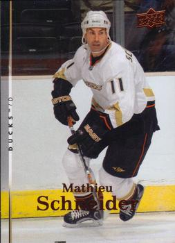 #324 Mathieu Schneider - Anaheim Ducks - 2007-08 Upper Deck Hockey