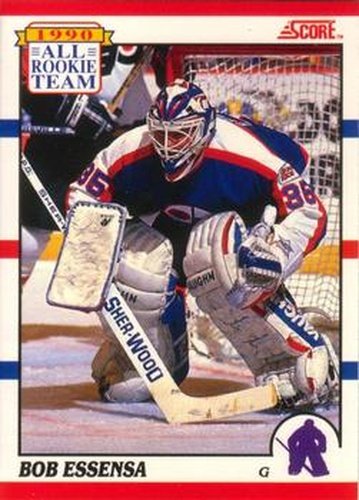 #324 Bob Essensa - Winnipeg Jets - 1990-91 Score Canadian Hockey