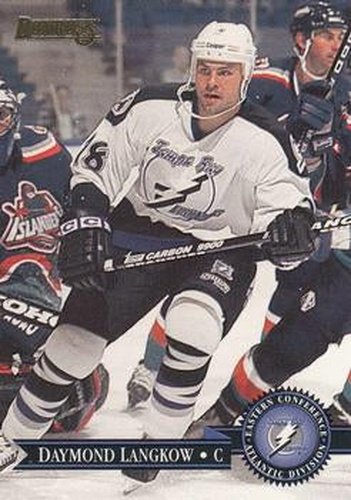 #324 Daymond Langkow - Tampa Bay Lightning - 1995-96 Donruss Hockey