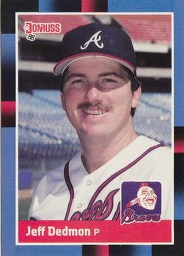 #325 Jeff Dedmon - Atlanta Braves - 1988 Donruss Baseball