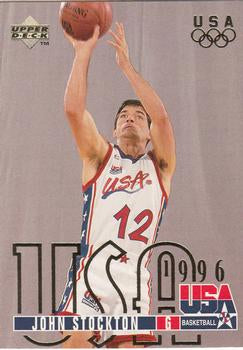 #325 John Stockton - USA - 1995-96 Upper Deck Basketball