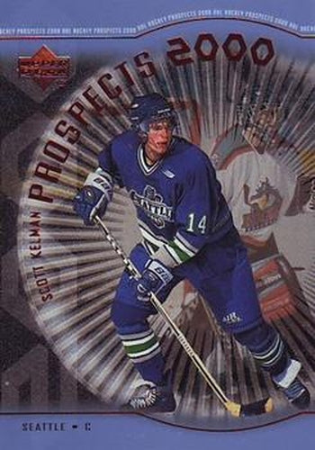 #325 Scott Kelman - Seattle Thunderbirds - 1999-00 Upper Deck Hockey