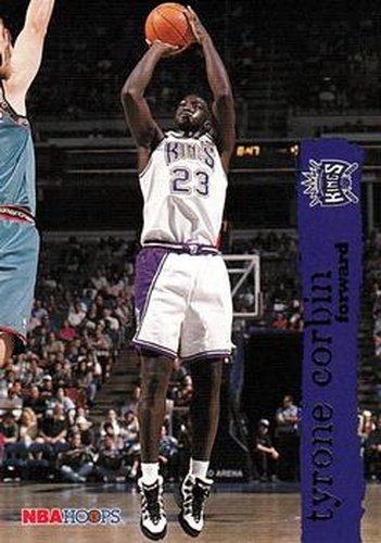 #325 Tyrone Corbin - Sacramento Kings - 1995-96 Hoops Basketball