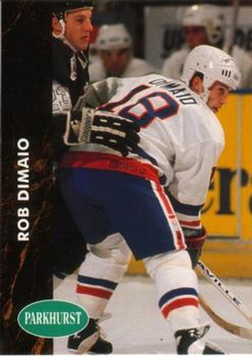 #325 Rob DiMaio - New York Islanders - 1991-92 Parkhurst Hockey