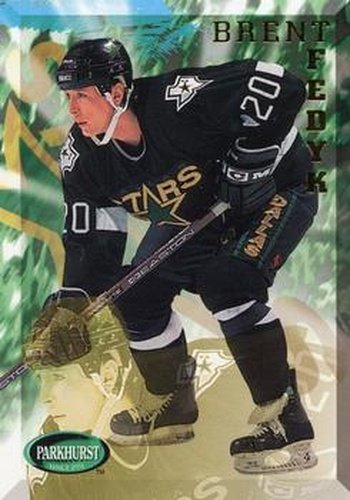 #325 Brent Fedyk - Dallas Stars - 1995-96 Parkhurst International Hockey