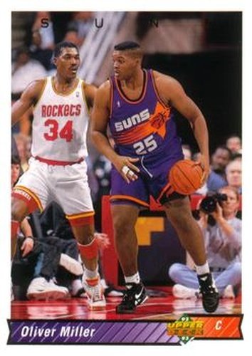 #325 Oliver Miller - Phoenix Suns - 1992-93 Upper Deck Basketball