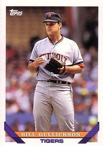 #325 Bill Gullickson - Detroit Tigers - 1993 Topps Baseball