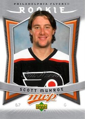 #325 Scott Munroe - Philadelphia Flyers - 2007-08 Upper Deck MVP Hockey