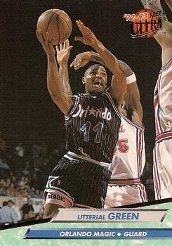 #325 Litterial Green - Orlando Magic - 1992-93 Ultra Basketball