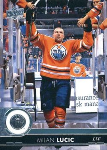 #325 Milan Lucic - Edmonton Oilers - 2017-18 Upper Deck Hockey