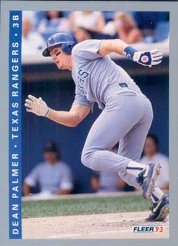 #325 Dean Palmer - Texas Rangers - 1993 Fleer Baseball
