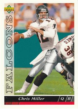 #325 Chris Miller - Atlanta Falcons - 1993 Upper Deck Football