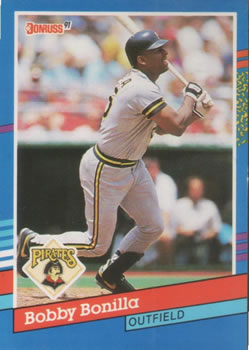 #325 Bobby Bonilla - Pittsburgh Pirates - 1991 Donruss Baseball