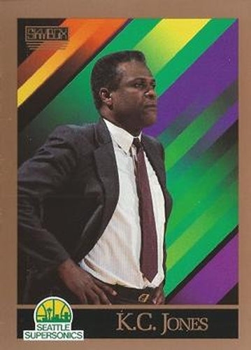#325 K.C. Jones - Seattle SuperSonics - 1990-91 SkyBox Basketball