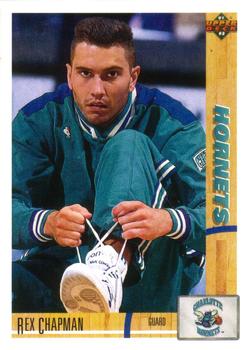 #325 Rex Chapman - Charlotte Hornets - 1991-92 Upper Deck Basketball