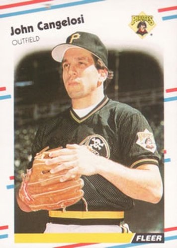 #325 John Cangelosi - Pittsburgh Pirates - 1988 Fleer Baseball