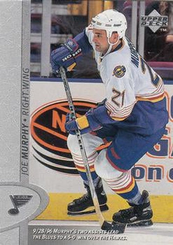 #325 Joe Murphy - St. Louis Blues - 1996-97 Upper Deck Hockey