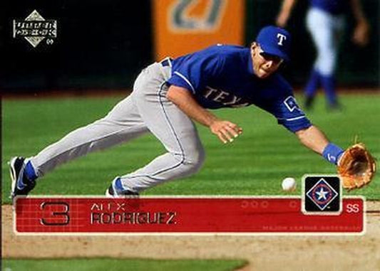 #325 Alex Rodriguez - Texas Rangers - 2003 Upper Deck Baseball