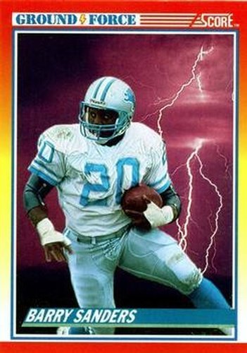#325 Barry Sanders - Detroit Lions - 1990 Score Football