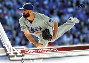 #325 Chris Hatcher - Los Angeles Dodgers - 2017 Topps Baseball