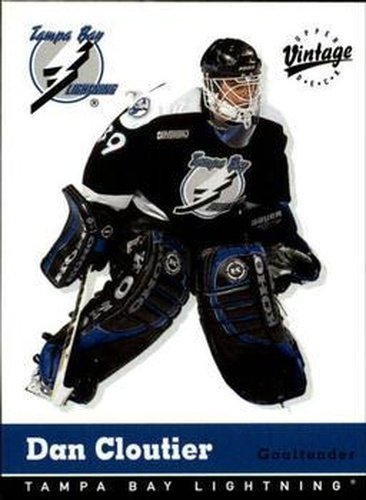 #325 Dan Cloutier - Tampa Bay Lightning - 2000-01 Upper Deck Vintage Hockey
