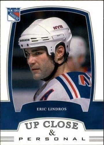 #325 Eric Lindros - New York Rangers - 2002-03 Be a Player First Edition Hockey
