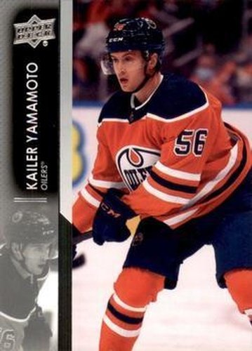 #325 Kailer Yamamoto - Edmonton Oilers - 2021-22 Upper Deck Hockey