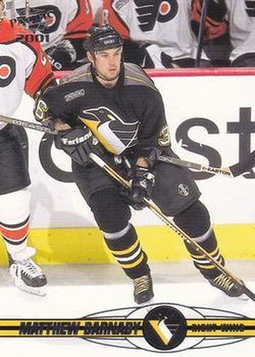 #325 Matthew Barnaby - Pittsburgh Penguins - 2000-01 Pacific Hockey