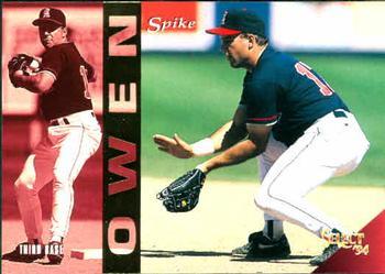 #325 Spike Owen - California Angels - 1994 Select Baseball