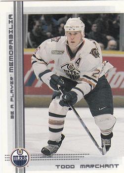 #325 Todd Marchant - Edmonton Oilers - 2000-01 Be a Player Memorabilia Hockey