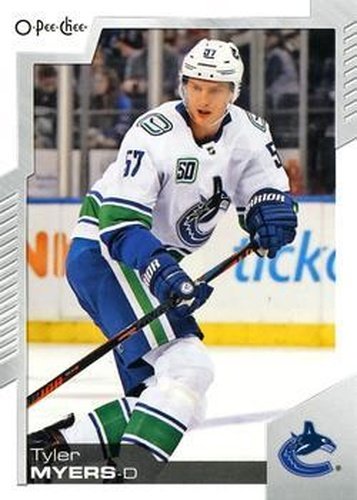 #325 Tyler Myers - Vancouver Canucks - 2020-21 O-Pee-Chee Hockey