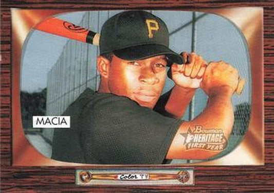 #325 Wanell Macia - Pittsburgh Pirates - 2004 Bowman Heritage Baseball