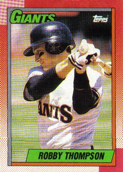 #325 Robby Thompson - San Francisco Giants - 1990 Topps Baseball