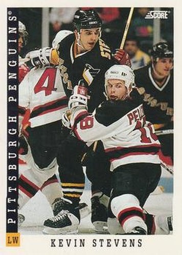 #325 Kevin Stevens - Pittsburgh Penguins - 1993-94 Score Canadian Hockey