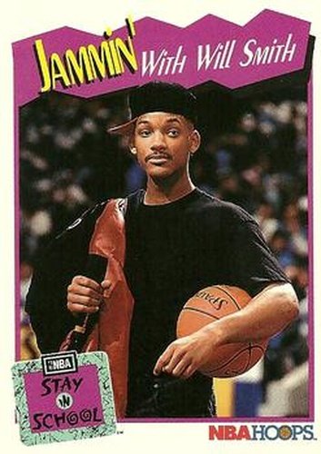 #325 Jammin' with Will Smith - 1991-92 Hoops Basketball
