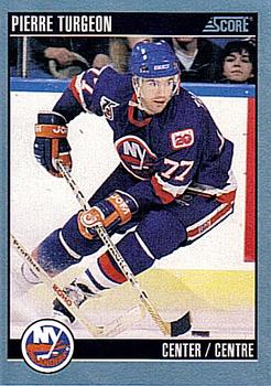 #325 Pierre Turgeon - New York Islanders - 1992-93 Score Canadian Hockey