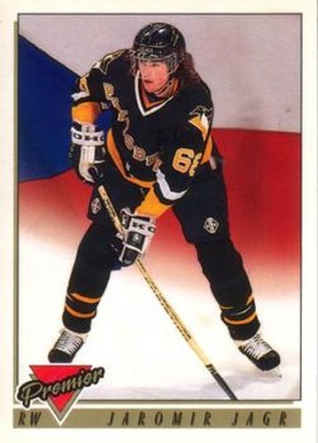 #325 Jaromir Jagr - Pittsburgh Penguins - 1993-94 O-Pee-Chee Premier Hockey
