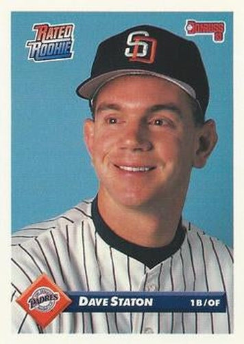 #325 Dave Staton - San Diego Padres - 1993 Donruss Baseball