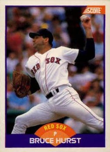 #325 Bruce Hurst - Boston Red Sox - 1989 Score Baseball