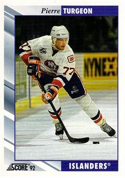 #325 Pierre Turgeon - New York Islanders - 1992-93 Score USA Hockey