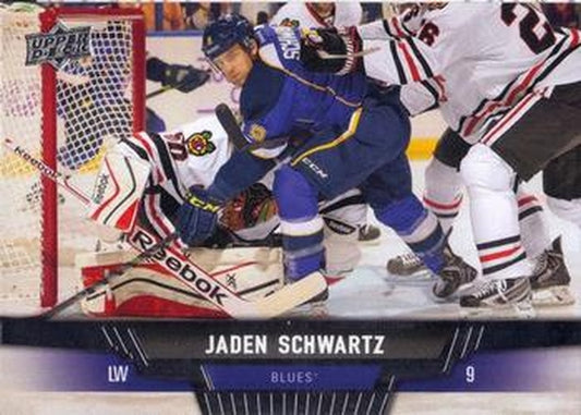 #325 Jaden Schwartz - St. Louis Blues - 2013-14 Upper Deck Hockey