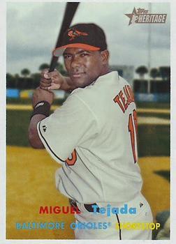 #325a Miguel Tejada - Baltimore Orioles - 2006 Topps Heritage Baseball