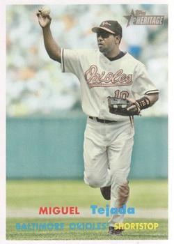 #325b Miguel Tejada - Baltimore Orioles - 2006 Topps Heritage Baseball